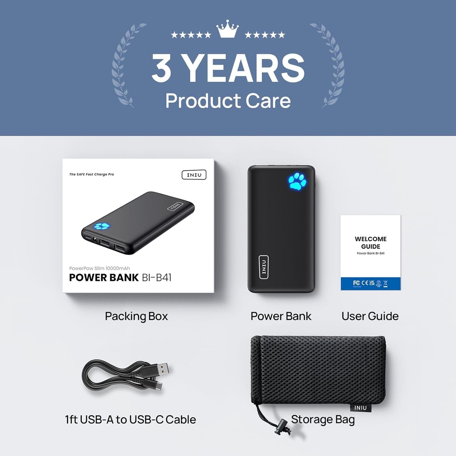Power Bank, Portable Charger 10000Mah Slimmest & Lightest | Powerbank Triple 3A Phone Battery Pack, Travel Charger for Iphone 17 16 15 14 plus Pro Samsung Ipad Etc