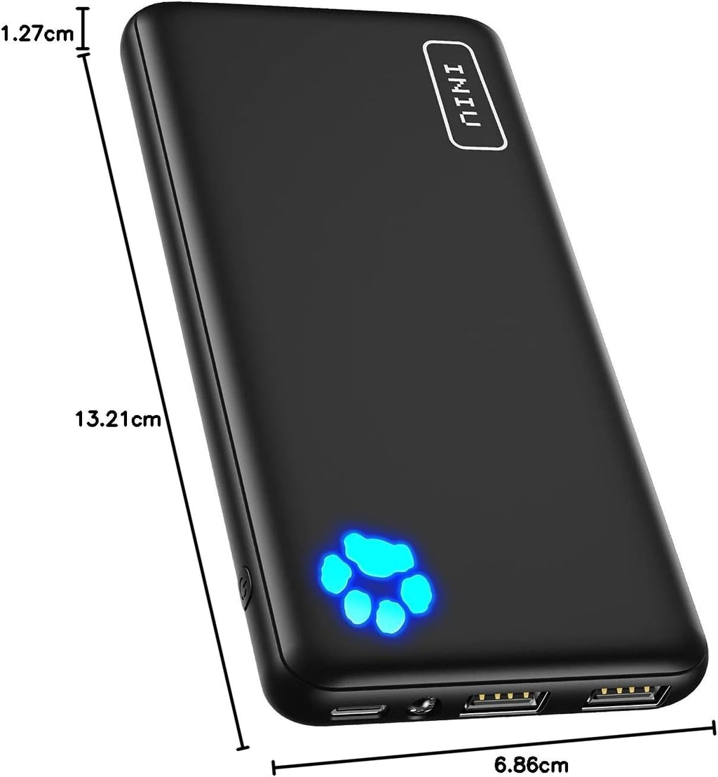 Power Bank, Portable Charger 10000Mah Slimmest & Lightest | Powerbank Triple 3A Phone Battery Pack, Travel Charger for Iphone 17 16 15 14 plus Pro Samsung Ipad Etc