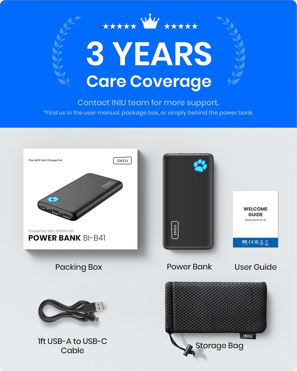 Power Bank, Portable Charger 10000Mah Slimmest & Lightest | Powerbank Triple 3A Phone Battery Pack, Travel Charger for Iphone 17 16 15 14 plus Pro Samsung Ipad Etc